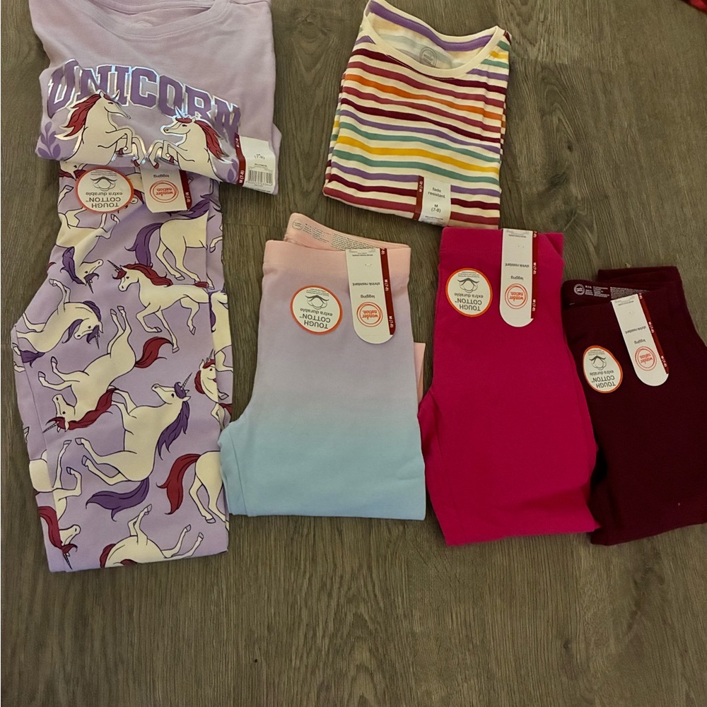 Unicorn Kids Matching Set - Purple and Pink